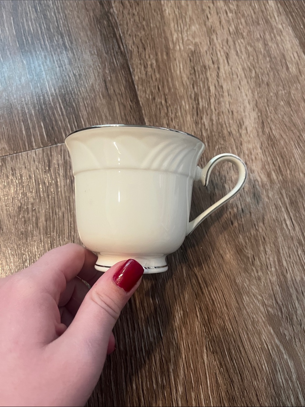Lenox Sand Dune Platinum mug